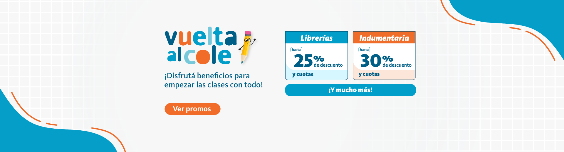 Disfrutá beneficios para empezar las clases con todo